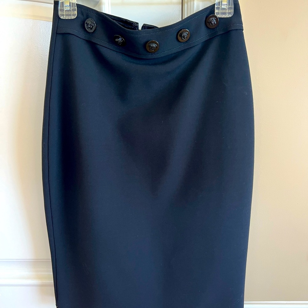 Versace Pencil Skirt - Medusa Detail